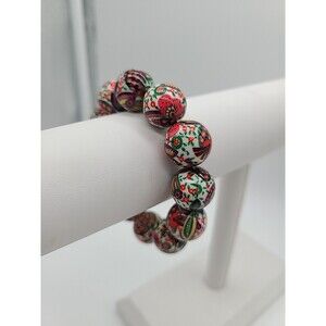Vera Bradley Mother's Day Bracelet Stretch Multicolor Floral Abstract